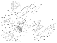 Vorderes Schutzblech-Stütze