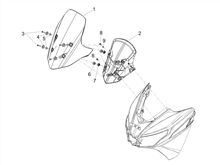 Windschild / Windschutzscheibe