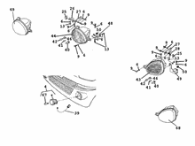 Vorderleuchten - Blinkleuchten