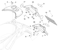 Hinterabdeckung - Kotflügellappen
