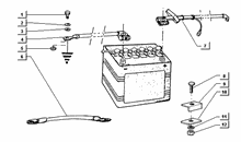 Befestigung hintere trommel