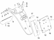 Hinterabdeckung - Kotflügellappen