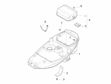 Schutzhelmgehäuse - Untersitz
