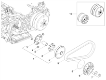 Antriebshalbriemenscheibe