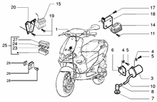Bowdenzüge Hintere bremse-km-zähler-starter