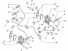 Bremschlauchen - Bremszangen