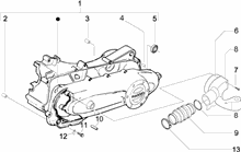 Kurbelwelledeckel - Kühlung kurbelgehäuse