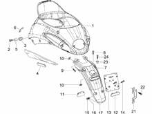 Hinterabdeckung - Kotflügellappen