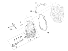 Schwungraddeckel - Ölfilter