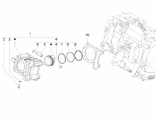 Einheit Zylinder-Kolben-Kolbenbolzen