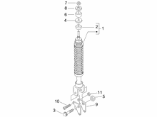 Hintere Radaufhängung - Stoßdämpfer
