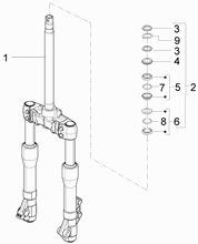 Gabel/Lenkerleitung - Steuersatz