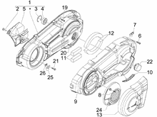 Kurbelwelledeckel - Kühlung kurbelgehäuse