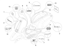 Plaketten - Verzierungen