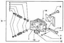 Kurbelwelle-pleuelstange-kurbelzapfen einheit