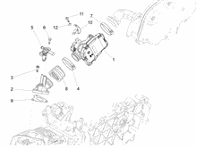 Drosselkörper - Einspritzdüse – Ansaugstutzen
