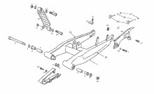 Schwinge - Stoßdämpfer
