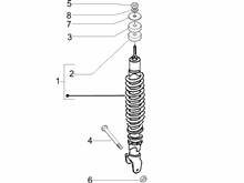 Hintere Radaufhängung - Stoßdämpfer