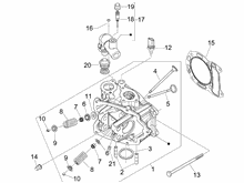 Einhait Kopf - Ventil
