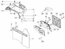 Hinterabdeckung - Kotflügellappen