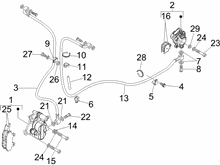 Bremschlauchen - Bremszangen
