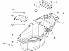 Schutzhelmgehäuse - Untersitz