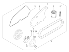 Complete wear and maintenance kit