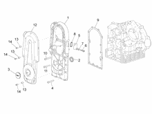 Gehäuse - Kupplung - Getriebegehäuse