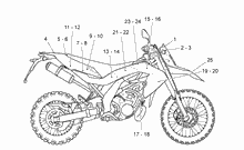 Hinterrad Scheibenbremse