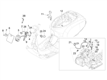 Spannungsreglerern - Elektronisches Steuergerern - Zündspule