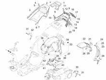 Hinterabdeckung - Kotflügellappen