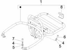 Hinterer Gepäckträger