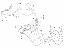 Hinterabdeckung - Kotflügellappen