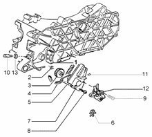 Befestigung schaltsegment