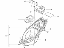 Schutzhelmgehäuse - Untersitz