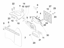 Hinterabdeckung - Kotflügellappen