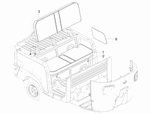 Offene Ladefläche - Ladeklappen