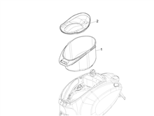 Schutzhelmgehäuse - Untersitz