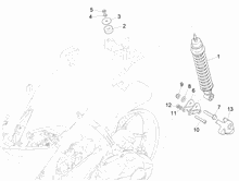 Hintere Radaufhängung - Stoßdämpfer