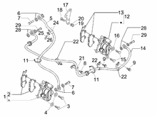 Bremschlauchen - Bremszangen