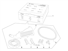 Complete wear and maintenance kit