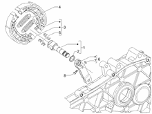 Hinterbremse - Bremsbackensatzen