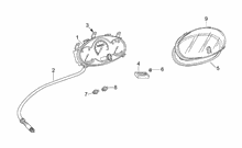 Lenkstange - Instrumenteneinheit