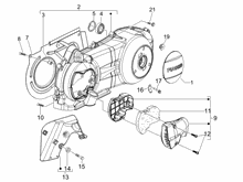 Kurbelwelledeckel - Kühlung kurbelgehäuse