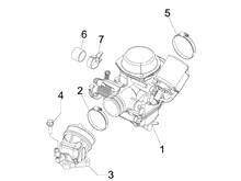 Vergaser, komplett - Ansaugstutzen
