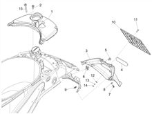 Hinterabdeckung - Kotflügellappen