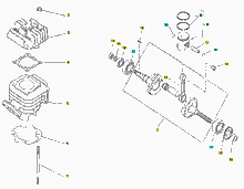 Kurbelwelle - Zylinder