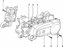 Einheit Zylinder-Kolben-Kolbenbolzen