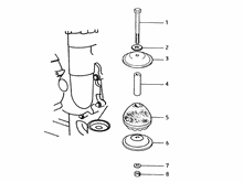 Schließvorrichtung kotflügel