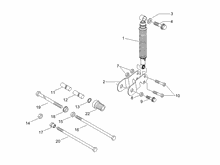 Hintere Radaufhängung - Stoßdämpfer